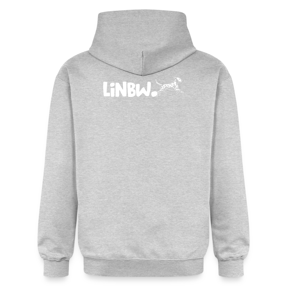 Life is not just black and white Hoodie White Edition - Hellgrau meliert