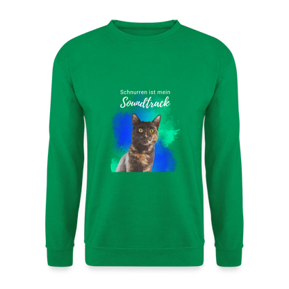 Nala's Classic Pullover Schnurren ist mein Soundtrack White Edition - Kelly Green