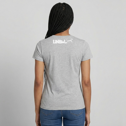 Life is not just black and white T-Shirt White Edition - Grau meliert