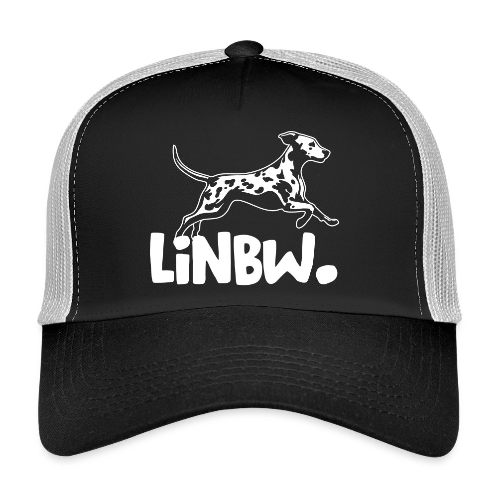 LiNBW. Trucker Cap White Edition - Schwarz/Steingrau