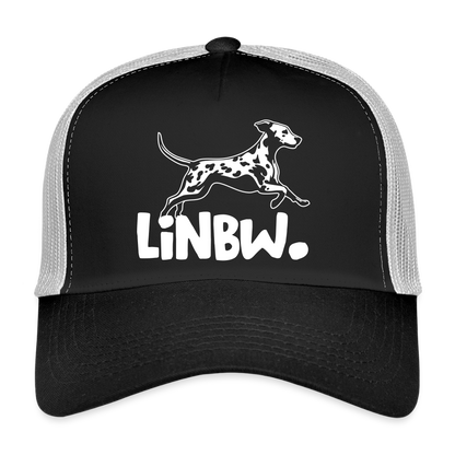 LiNBW. Trucker Cap White Edition - Schwarz/Steingrau