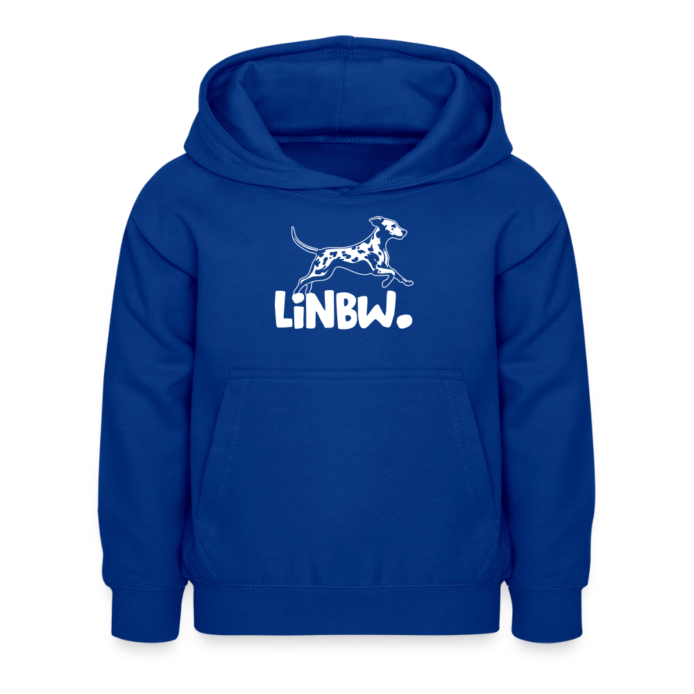 LiNBW. Hoodie White Edition - Royalblau