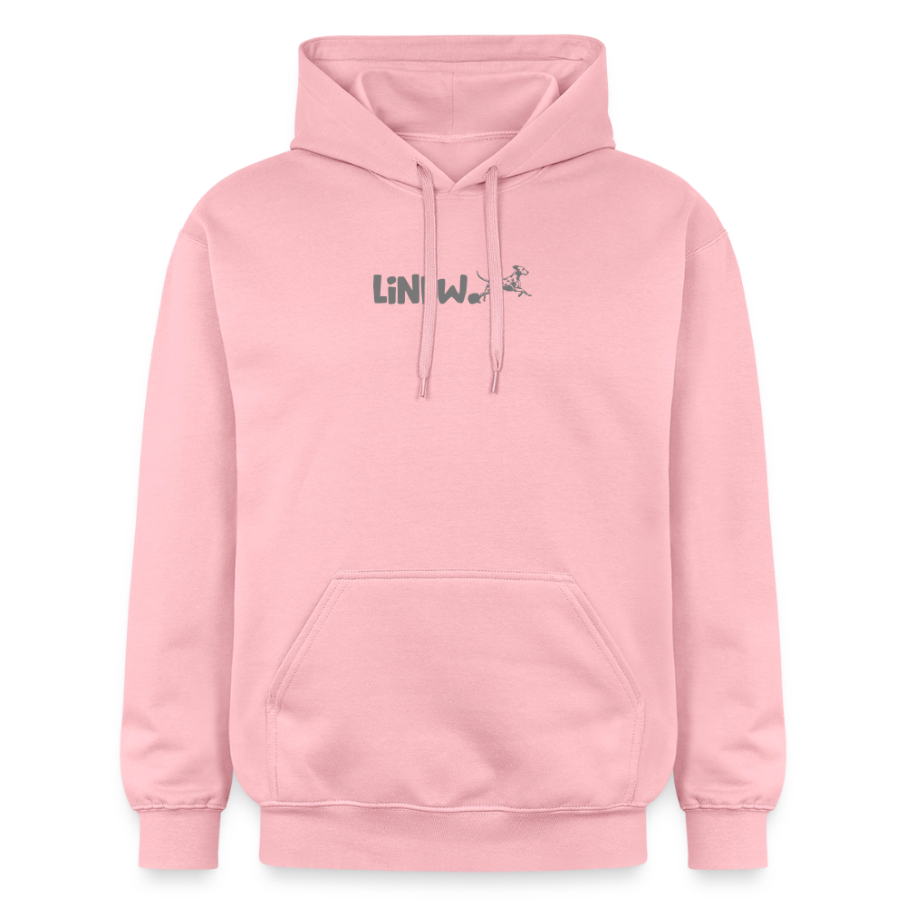 LiNBW. Crew Hoodie Grey Edition Life is not just black and white - Hellrosa