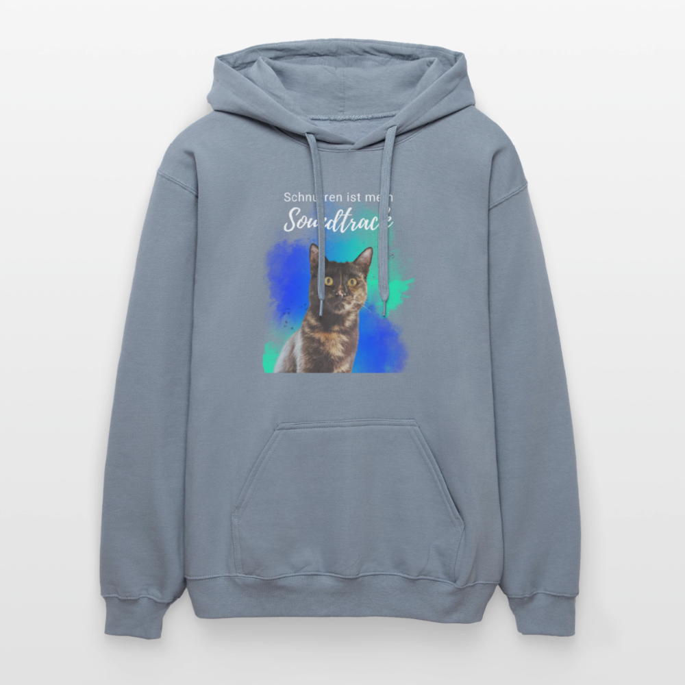 Nala's Hoodie Schnurren ist mein Soundtrack White Edition - Blau