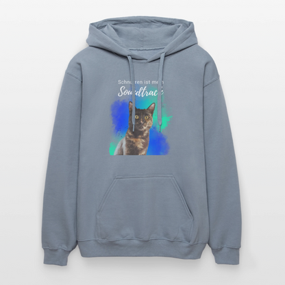 Nala's Hoodie Schnurren ist mein Soundtrack White Edition - Blau