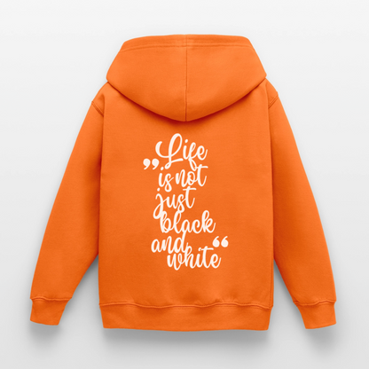 LiNBW. Crew Hoodie Life is not just black and white Edition White - LiNBW.
