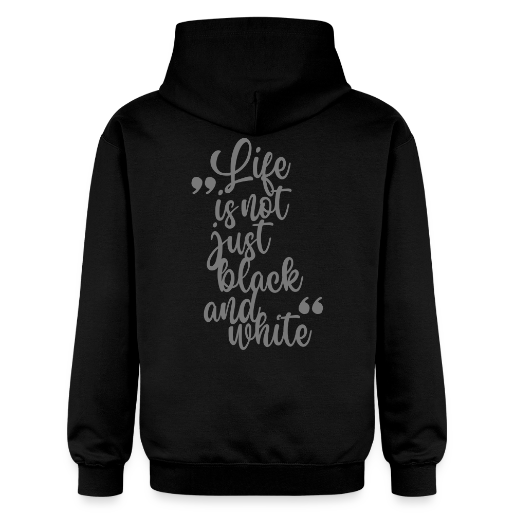 LiNBW. Crew Hoodie Grey Edition Life is not just black and white - Schwarz