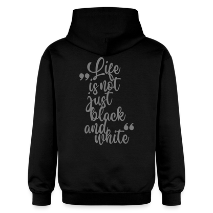 LiNBW. Crew Hoodie Grey Edition Life is not just black and white - Schwarz