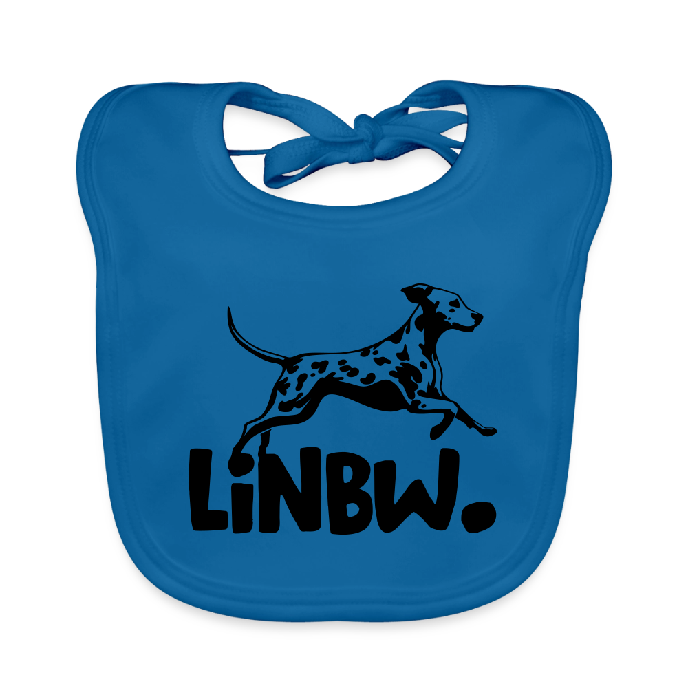 LiNBW. Lätzchen - Pfauenblau