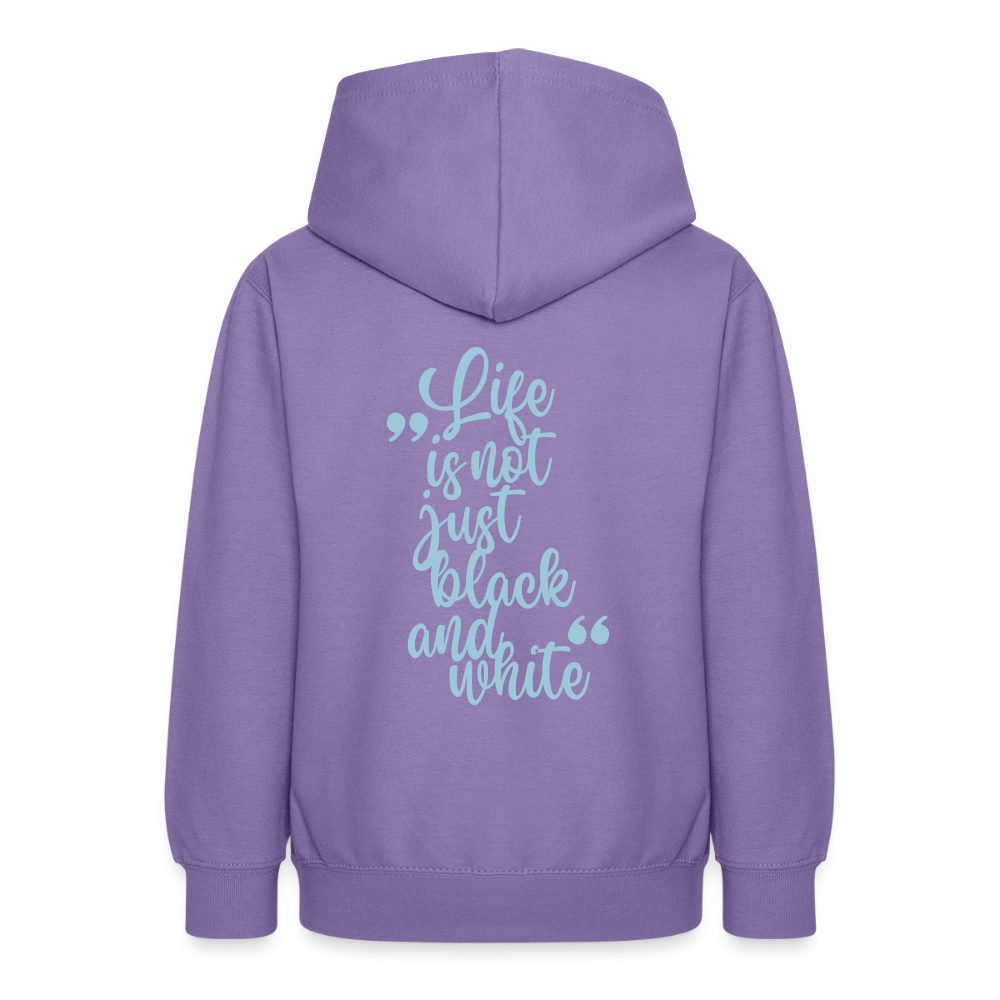 LiNBW. Crew Hoodie Life is not just black and white Edition Blue - LiNBW.