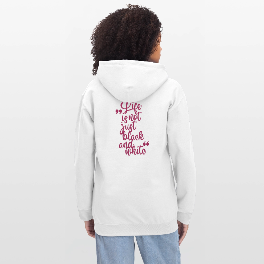 LiNBW. Crew Hoodie Pink Edition Life is not just black and white - Weiß