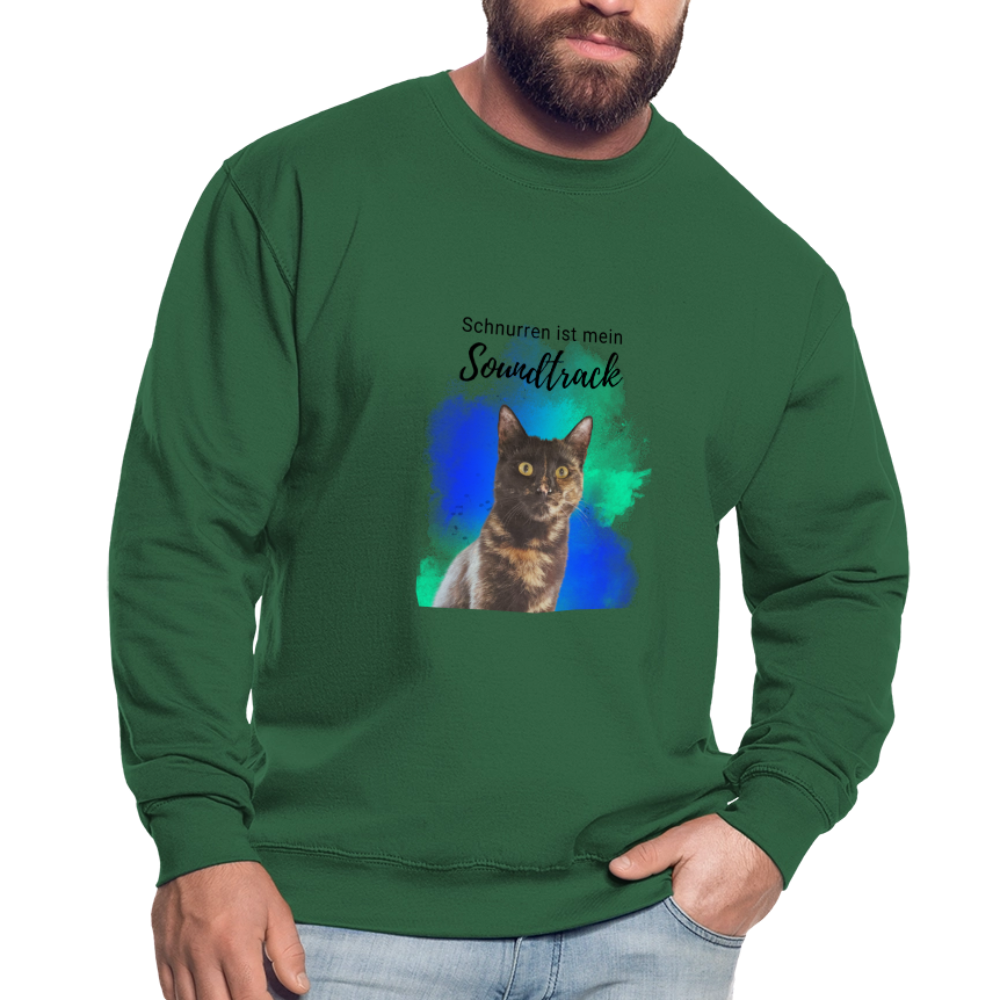 Nala's Classic Pullover Schnurren ist mein Soundtrack Black Edition - Grün