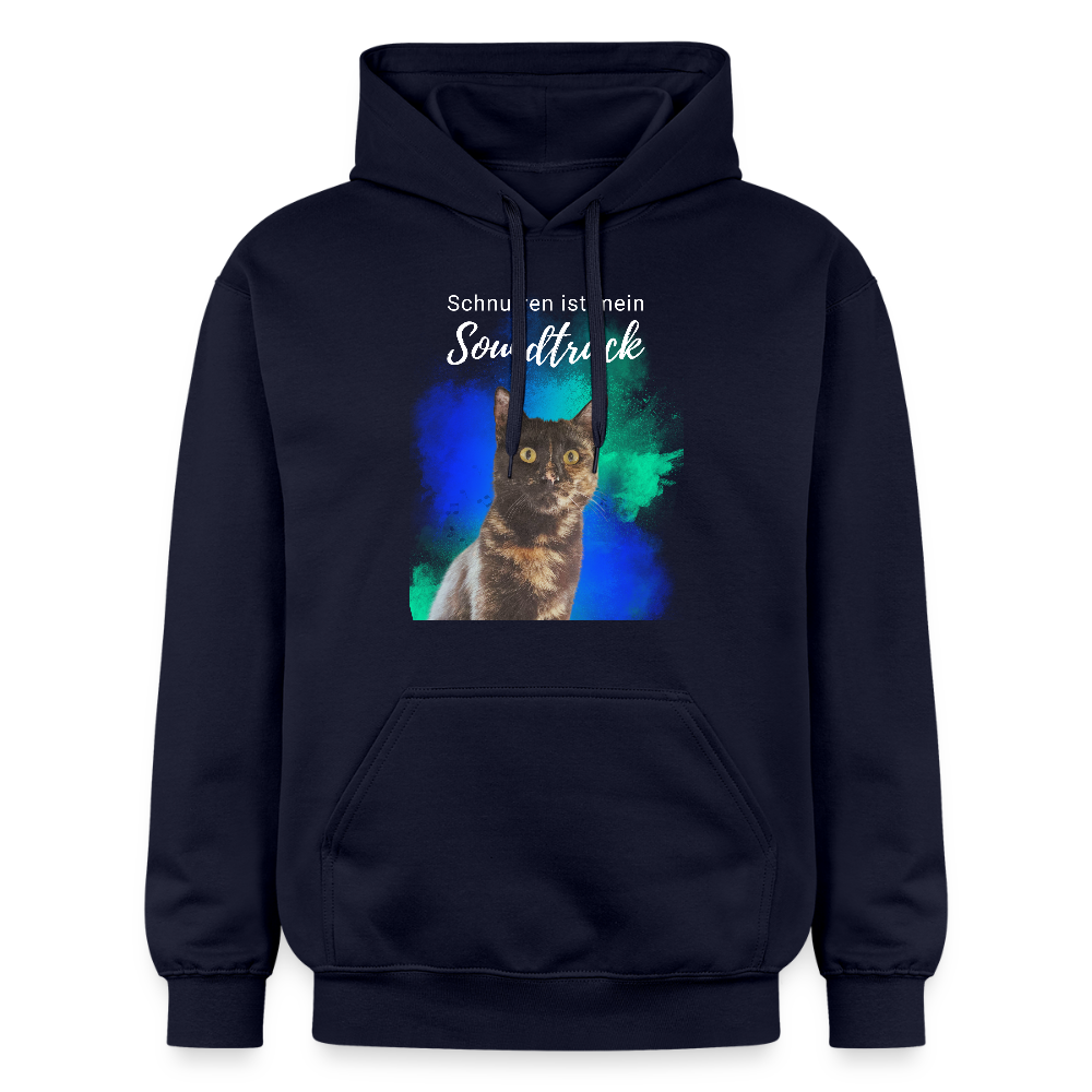 Nala's Hoodie Schnurren ist mein Soundtrack White Edition - Navy