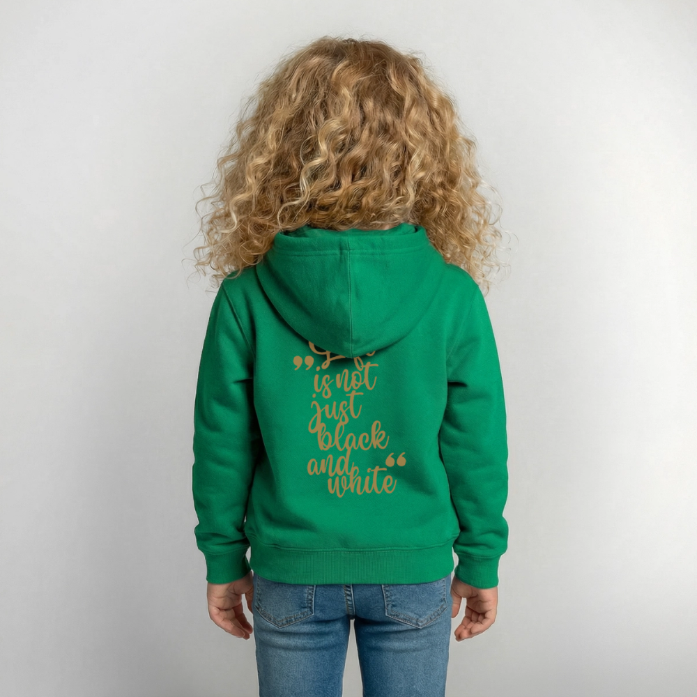 LiNBW. Crew Hoodie Life is not just black and white Edition Brown - LiNBW.