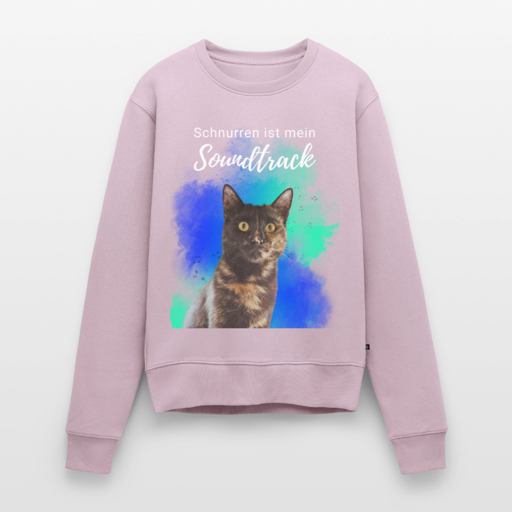 Nala's Pullover Schnurren ist mein Soundtrack White Edition - Altrosa