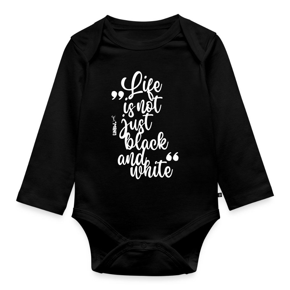 Life is not just black and white Langarm-Body White Edition - LiNBW.