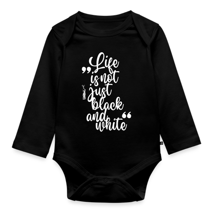 Life is not just black and white Langarm-Body White Edition - LiNBW.