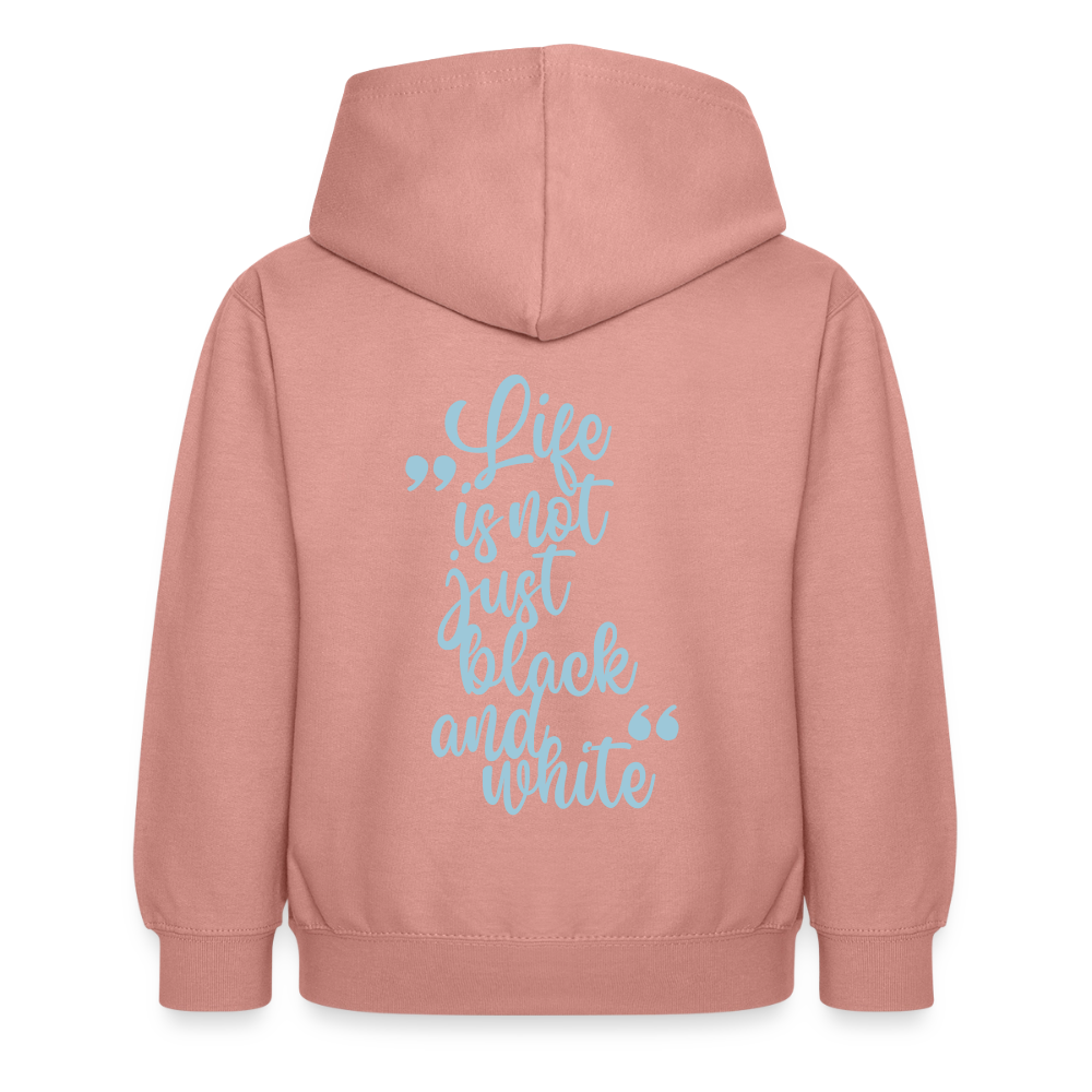 LiNBW. Crew Hoodie Life is not just black and white Edition Blue - LiNBW.