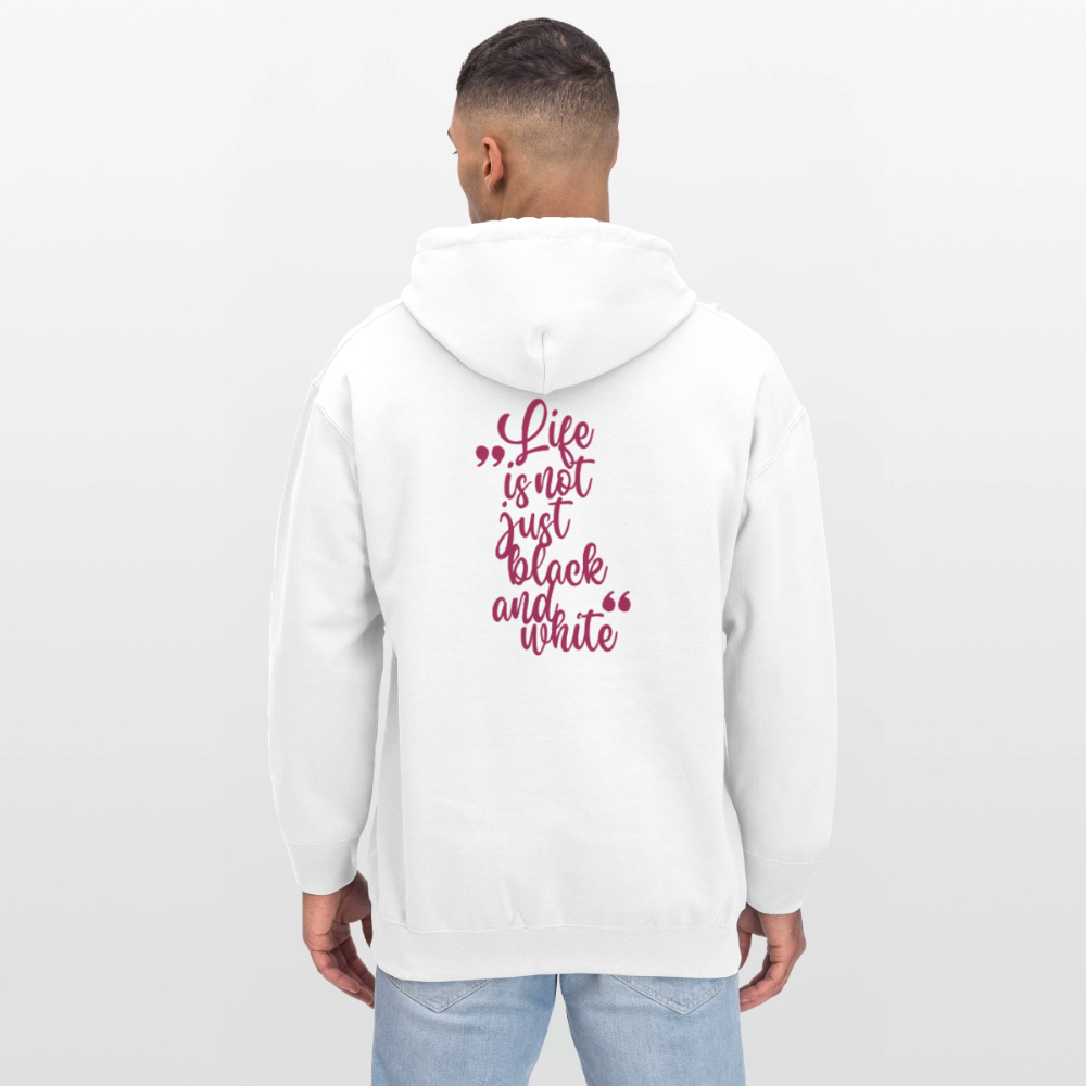 LiNBW. Crew Hoodie Pink Edition Life is not just black and white - Weiß
