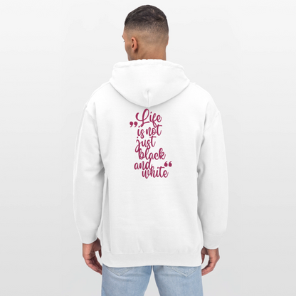 LiNBW. Crew Hoodie Pink Edition Life is not just black and white - Weiß