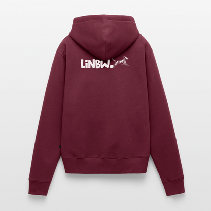 Life is not just black and white Hoodie White Edition - Burgunderrot