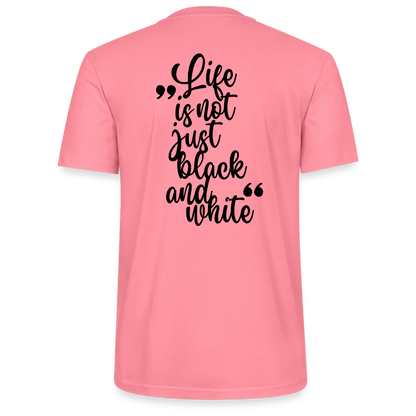 LiNBW. Unisex T-Shirt Premium Crew Black Edition Life is not just black and white - LiNBW.