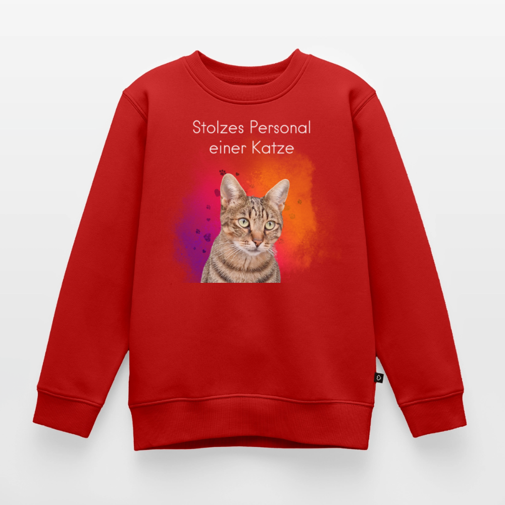 Pedro's Pullover Stolzes Personal einer Katze White Edition - LiNBW.