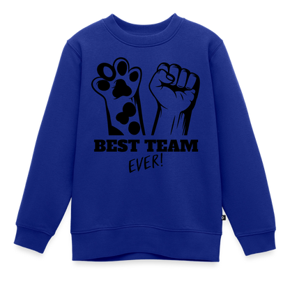 Best Team Ever Pullover Black Edition - Royalblau
