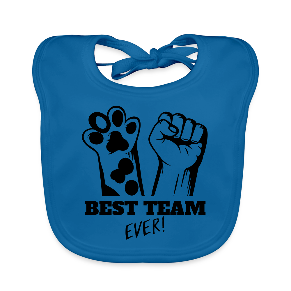 Best Team Ever Lätzchen - Pfauenblau