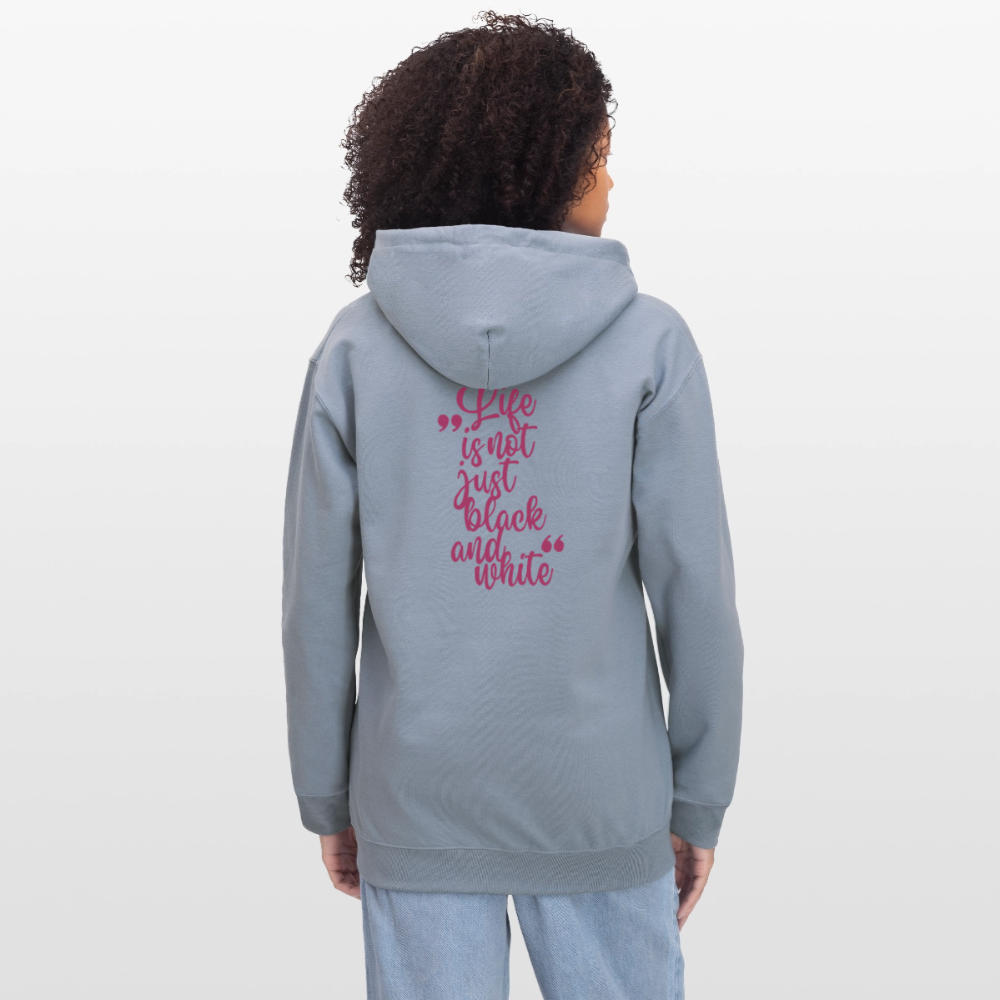 LiNBW. Crew Hoodie Pink Edition Life is not just black and white - Blau