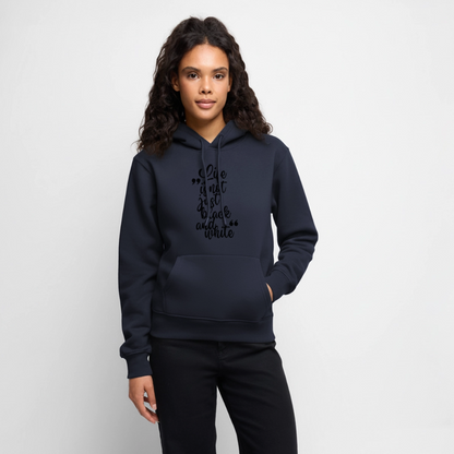 Life is not just black and white Hoodie Black Edition - Navy