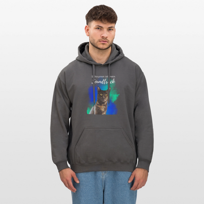Nala's Hoodie Schnurren ist mein Soundtrack White Edition - Dunkelgrau