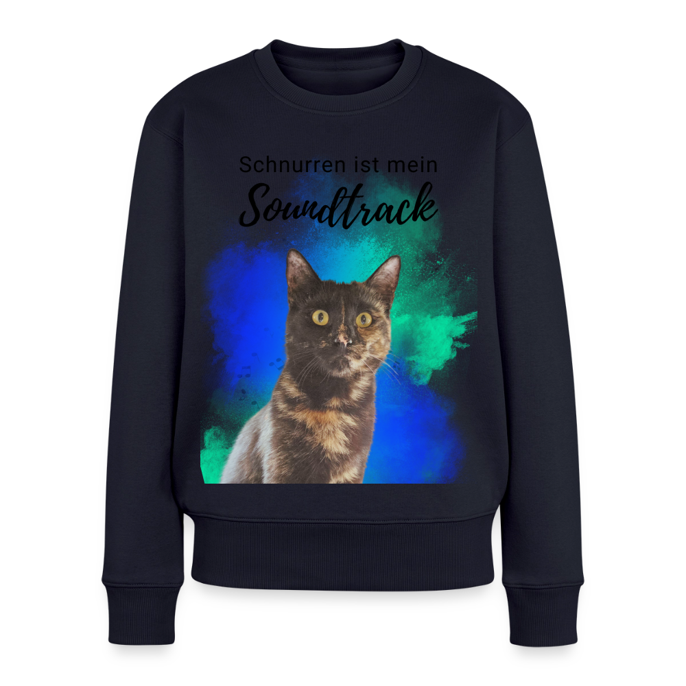 Nala's Pullover Schnurren ist mein Soundtrack Black Edition - Navy