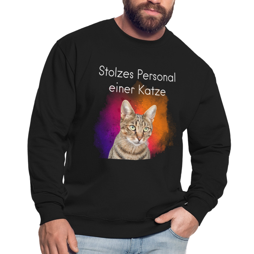 Pedro's Classic Pullover Stolzes Personal einer Katze White Edition - LiNBW.