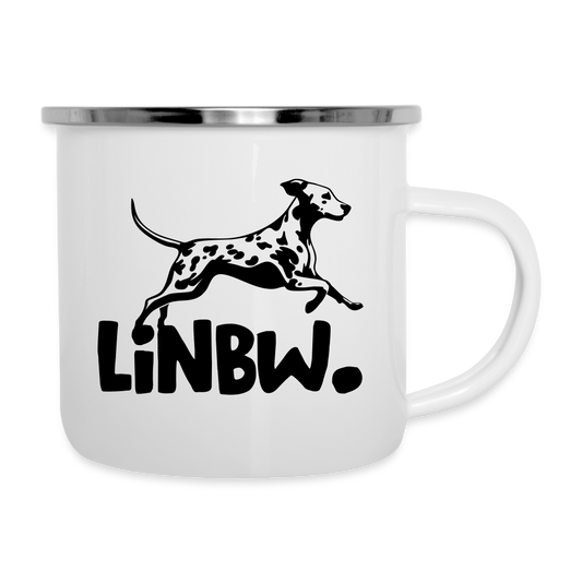 Emaille-Tasse - Weiß
