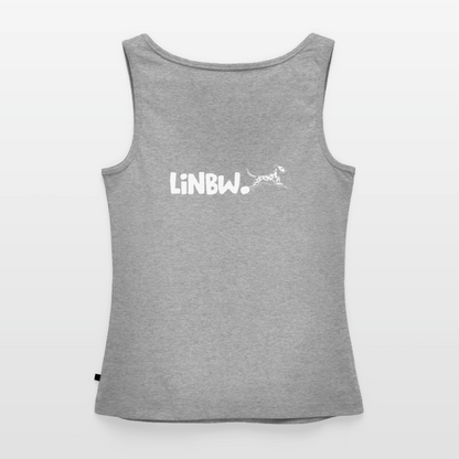 Life is not just black and white Tank Top Premium LiNBW. White Edition - Grau meliert