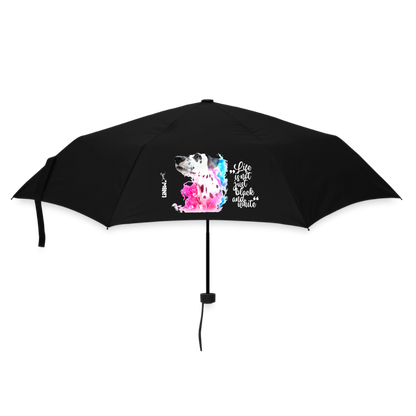 Boa's Regenschirm Splash Edition Life is not just black and white - Schwarz