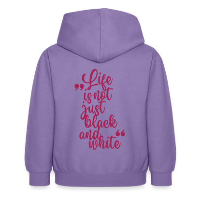 LiNBW. Crew Hoodie Life is not just black and white Edition Pink - LiNBW.