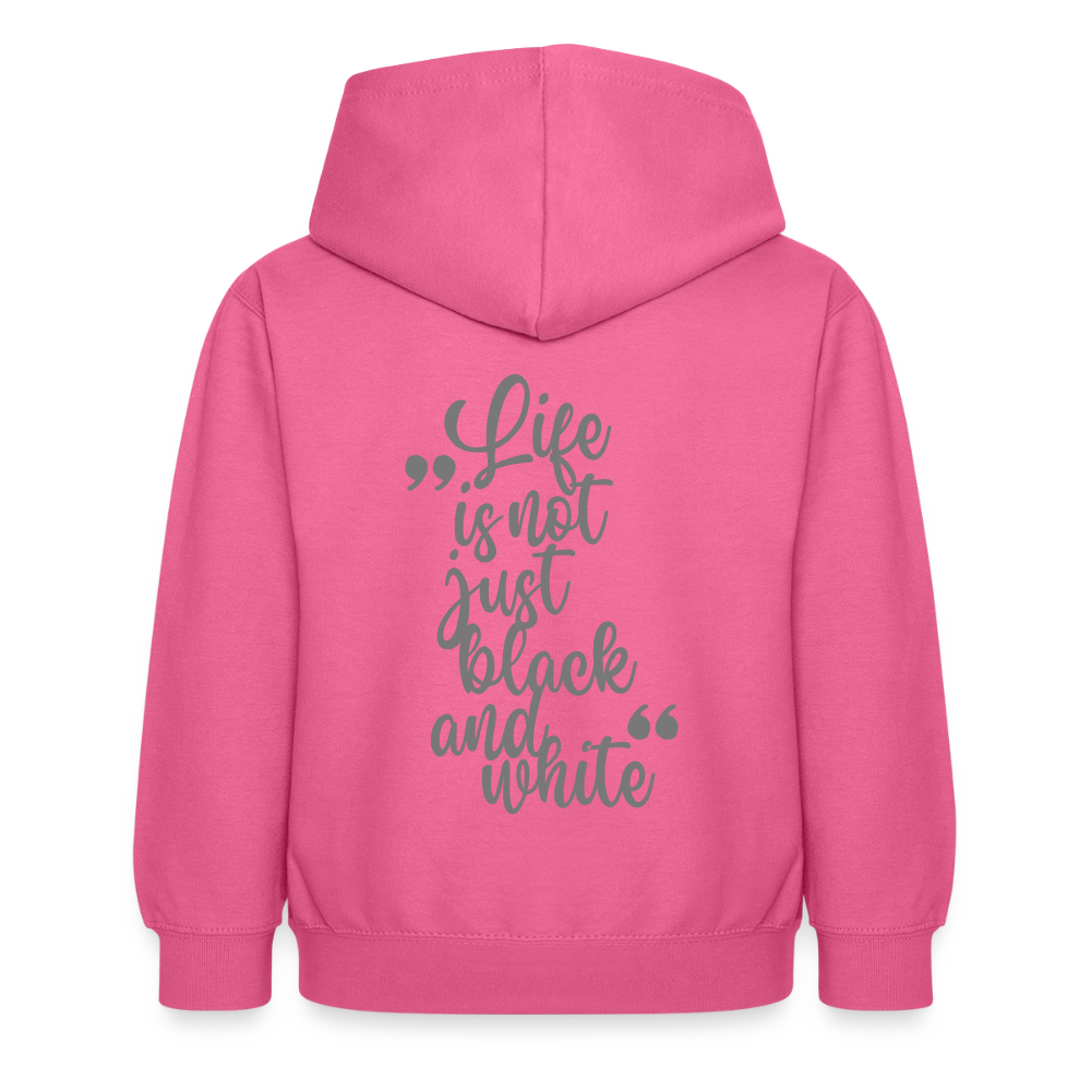 LiNBW. Crew Hoodie Life is not just black and white Edition Grey - LiNBW.