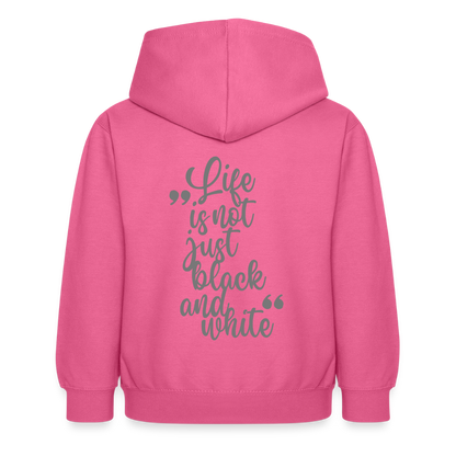 LiNBW. Crew Hoodie Life is not just black and white Edition Grey - LiNBW.