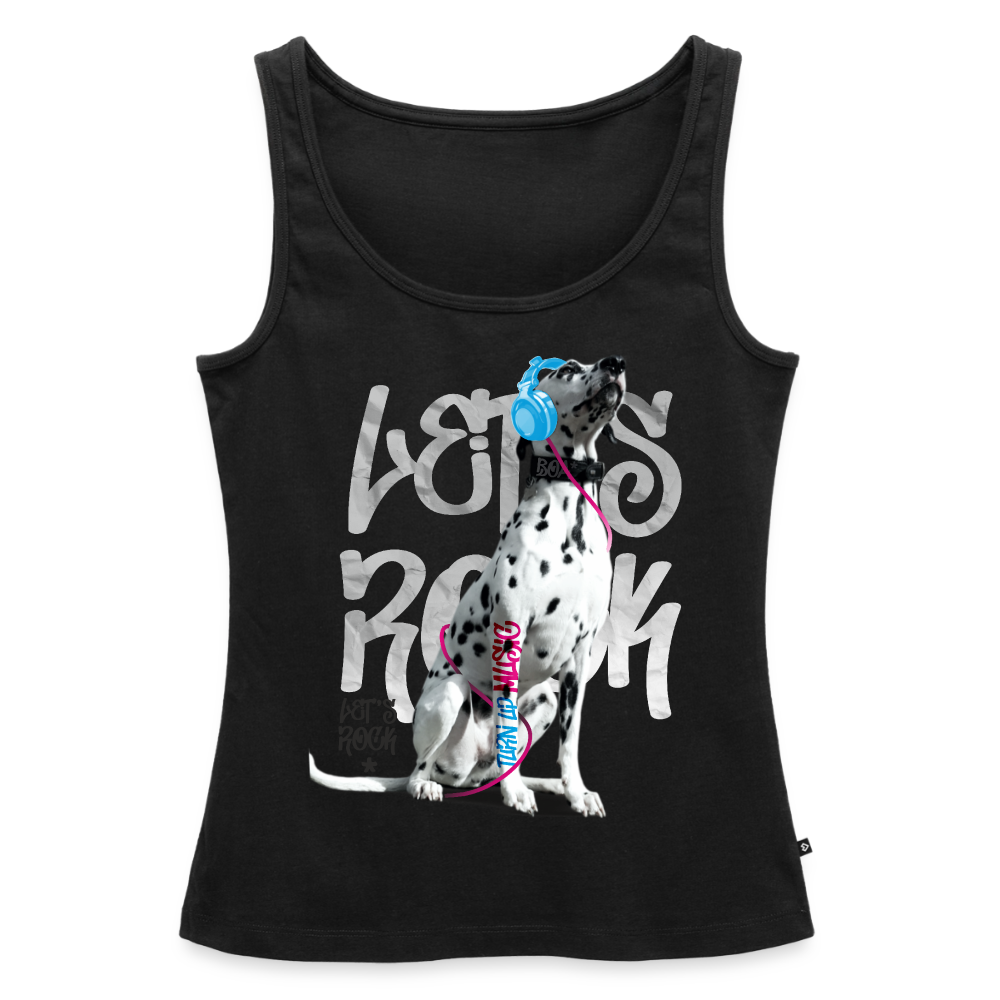 Boa´s Tank Top Premium Let´s Rock - Schwarz
