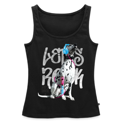Boa´s Tank Top Premium Let´s Rock - Schwarz