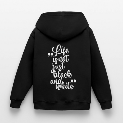 LiNBW. Crew Hoodie Life is not just black and white Edition White - LiNBW.