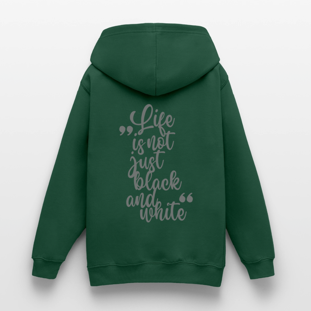 LiNBW. Crew Hoodie Life is not just black and white Edition Grey - LiNBW.