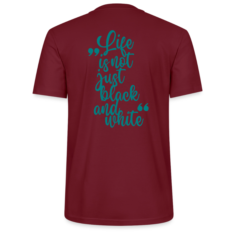 LiNBW. Unisex T-Shirt Premium Crew Blue Edition Life is not just black and white - LiNBW.