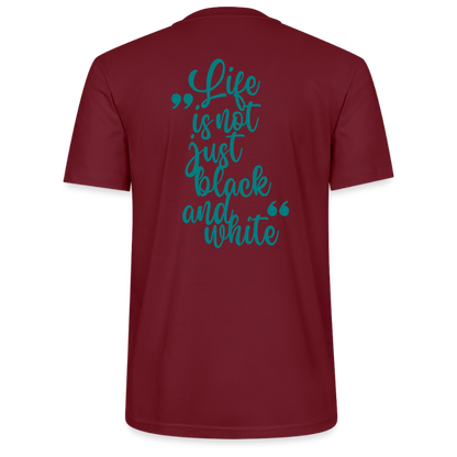 LiNBW. Unisex T-Shirt Premium Crew Blue Edition Life is not just black and white - LiNBW.
