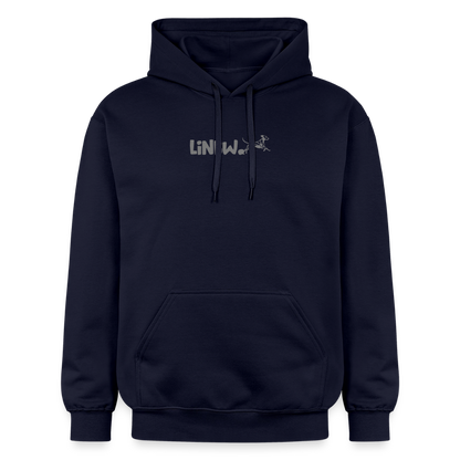 LiNBW. Crew Hoodie Grey Edition Life is not just black and white - Navy