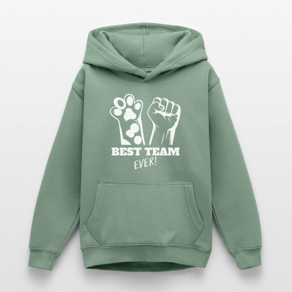 Teenager Hoodie - Graugrün