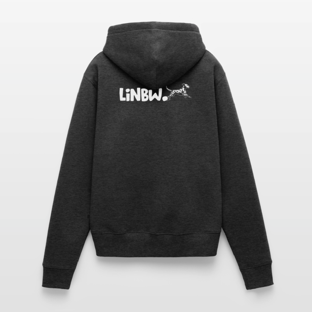 Life is not just black and white Hoodie White Edition - Anthrazit meliert