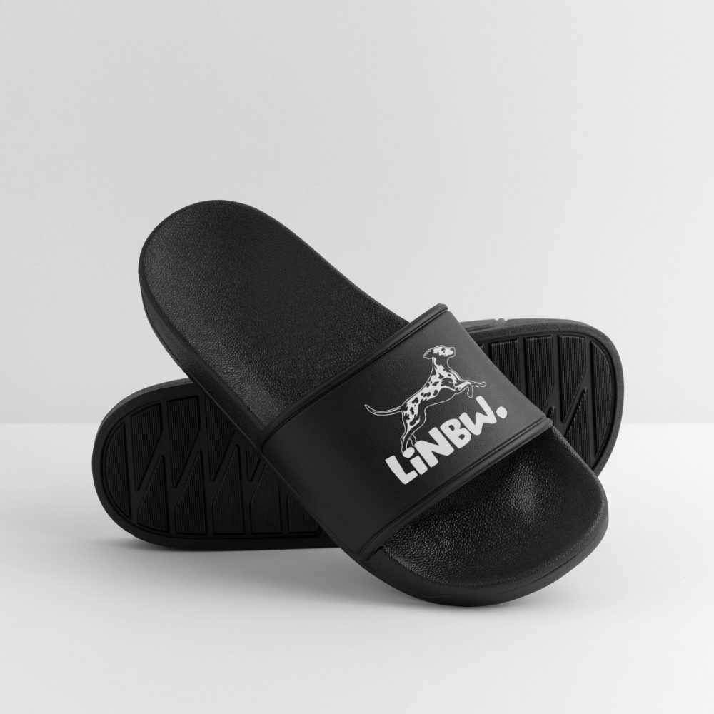 LiNBW. Badelatschen für Frauen White Edition - Schwarz